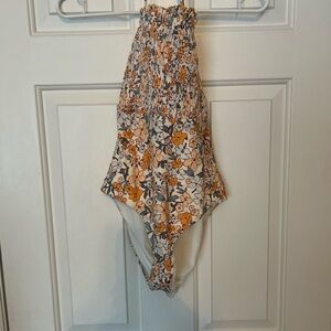 Floral Print Women's one piece Cupshe suit